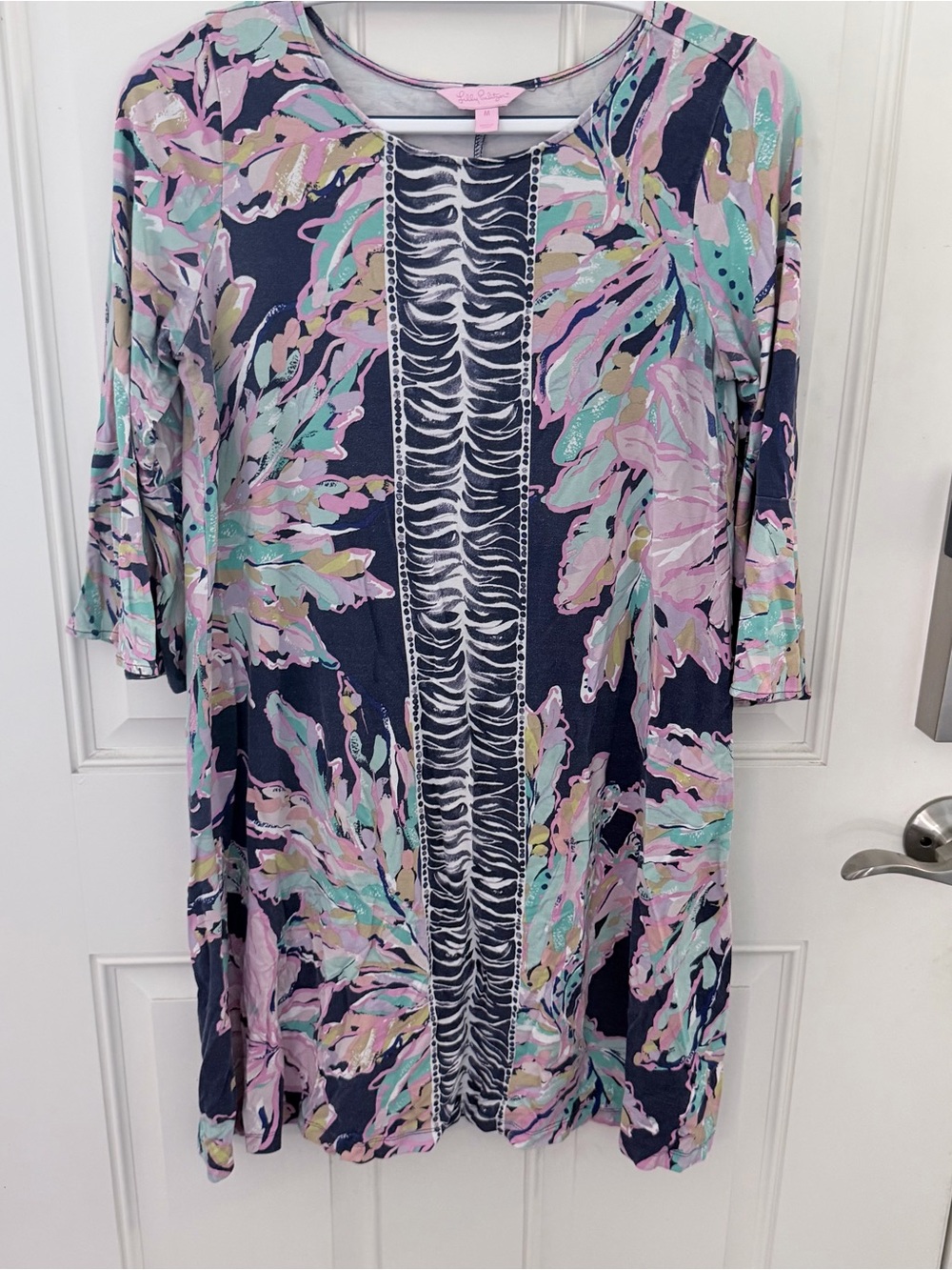 Lilly Pulitzer Ophelia Dress M | Tropical Zebra Swing